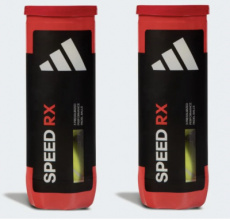 Adidas Speed RX padelbal 2 blikjes van 3 ballen Adidas Speed RX padelbal 2 blikjes van 3 ballen