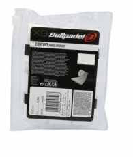 Bullpadel Comfort witte overgrips pack - 6 stuks Bullpadel Comfort witte overgrips pack - 6 stuks