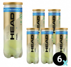 Head Padelballen Pro S - 6 blikken van 3 ballen Head Padelballen Pro S - 6 blikken van 3 ballen