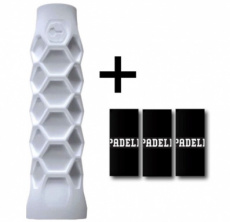 Hesacore grip + 3 stuks Padelbaas overgrip pack Hesacore grip + 3 stuks Padelbaas overgrip pack