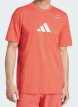 T-shirt padel  - L T-shirt padel graphic tee red