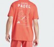 T-shirt padel  - L T-shirt padel graphic tee red