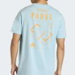 T-shirt padel graphic tee blue - maat XL T-shirt padel graphic tee blue