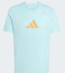 T-shirt padel graphic tee blue - maat XL T-shirt padel graphic tee blue