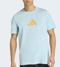 T-shirt padel graphic tee blue - maat XL T-shirt padel graphic tee blue