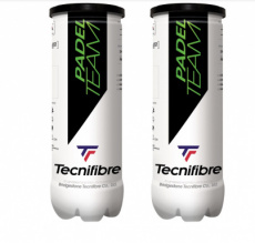 Tecnifibre Team Padelballen - 6 ballen (2 blikken) Tecnifibre Team Padelballen - 6 ballen (2 blikken)