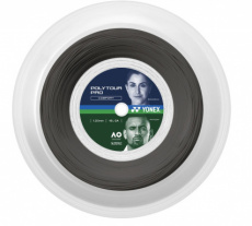 Yonex Polytour Pro 1.25 - Tennissnaar - Polyester Yonex Polytour Pro 1.25 - Tennissnaar - Polyester - Rol 200M - Graphite
